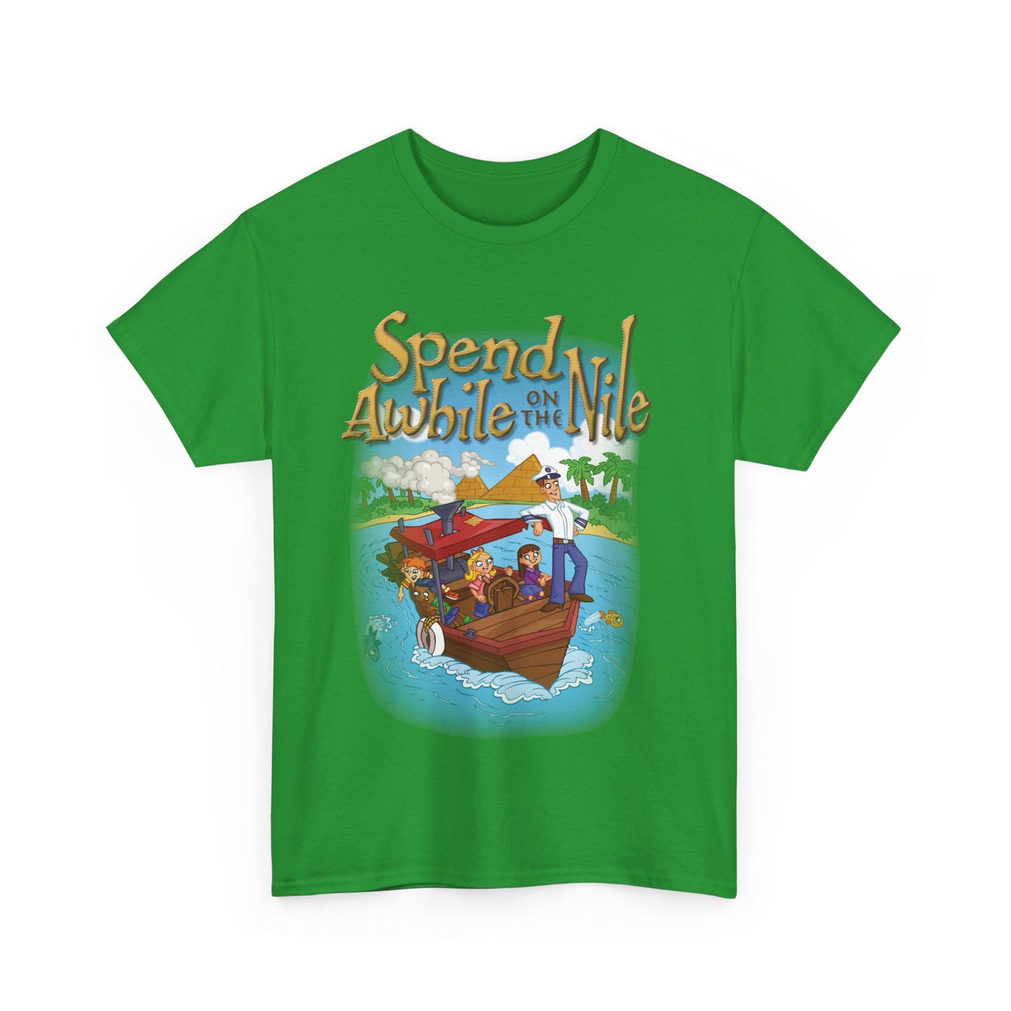 Spend Awhile On The Nile - Adult Tshirts